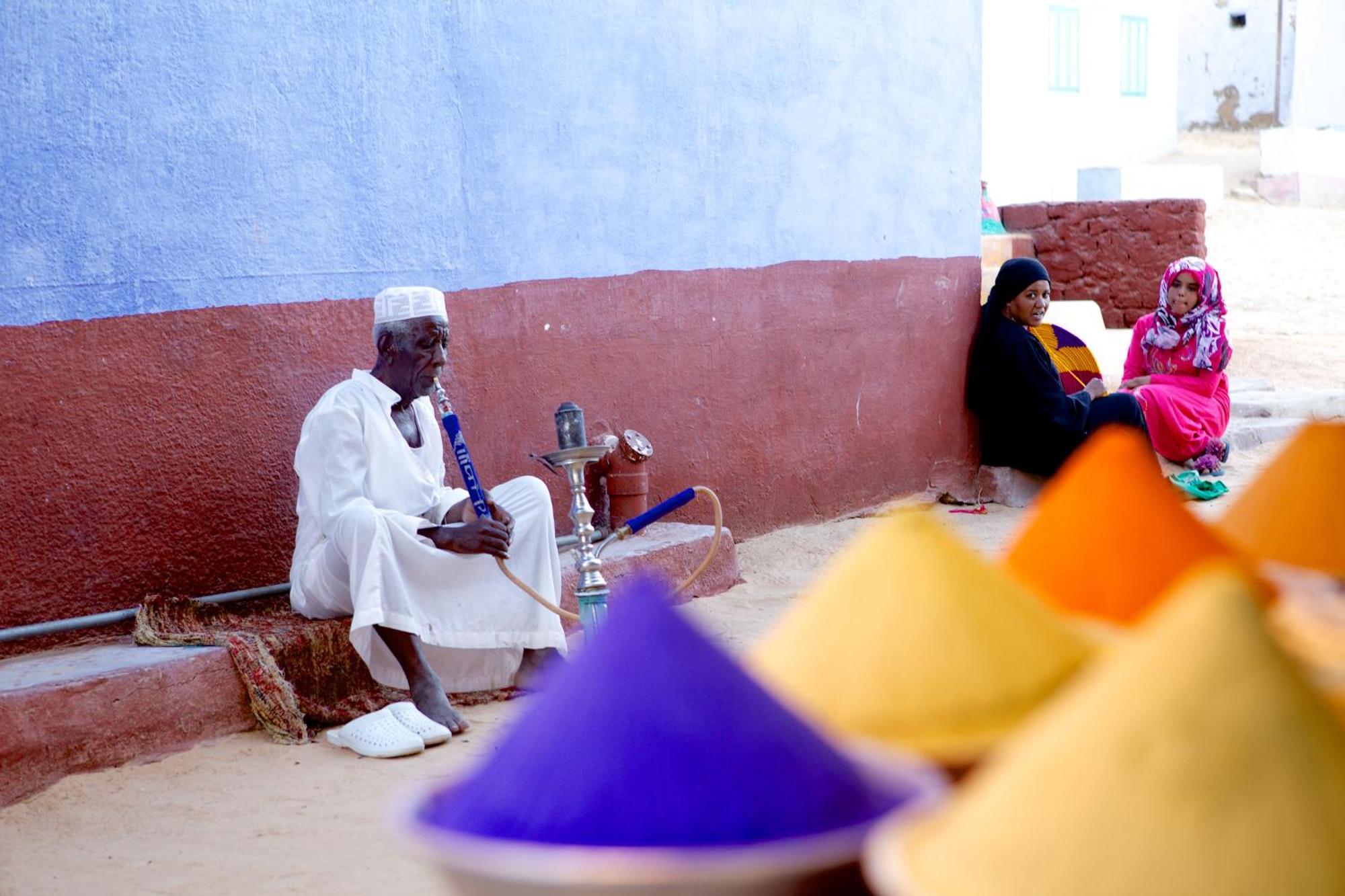 Hadouta Masreya Nubian Guest House Assuan Exterior foto